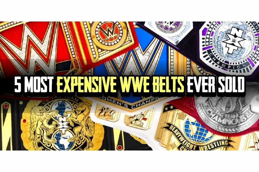 5 Most Expensive WWE Belts Ever Sold