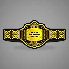 Custom Wrestling Belt