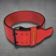 10mm weightlifting belt red