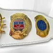 Cody Rhodes Winged Eagle Belt left side plates
