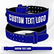Glitter Weight Lifting Belt blue