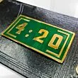Weed 420 Championship Belt small side plate