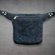 Black Leather Utility Belt Women