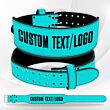 Glitter Weight Lifting Belt sku blue