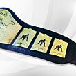 The Rock People Championship Belt left side plates
